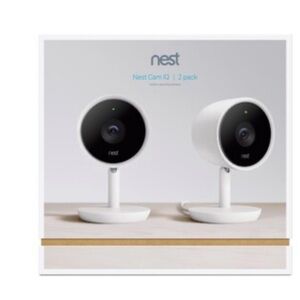 Nest Cam IQ Indoor Security Camera 2-Pack — White